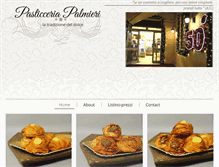 Tablet Screenshot of pasticceriapalmieri.com